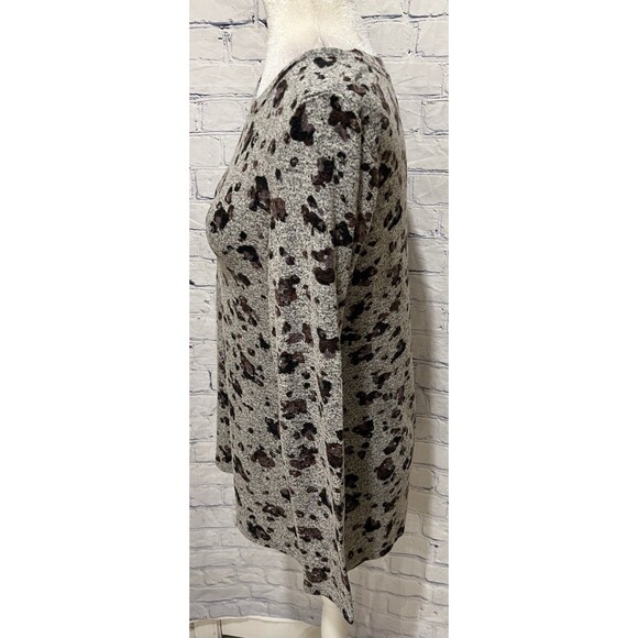 NIC+ZOE Women's You've Been Spotted Top Soft Rayon Blend Long Sleeve Size Small - Picture 3 of 6